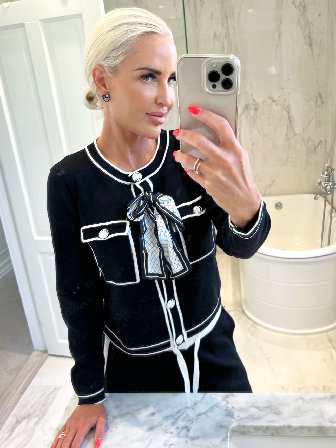 Zola - Klassisk striksæt med knapper